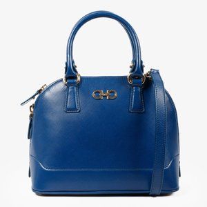 Salvatore Ferragamo Sapphire Darina Mini Satchel Bag